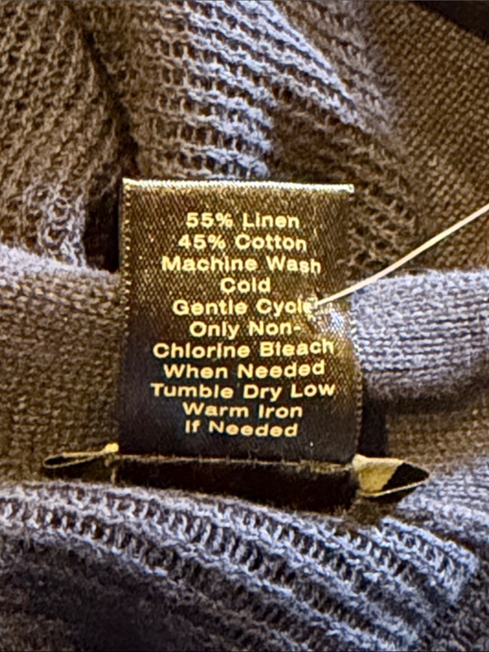 Ann Taylor Navy Blue Short Sleeve Open Cardigan - Picture 6 of 6